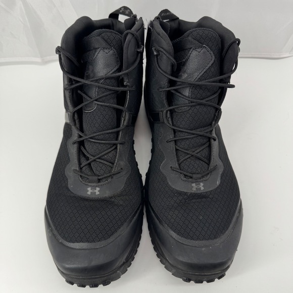 Under Armour Valsetz Micro Tactical Boots Mens 15 Black Side Zip Slip Resistant main image 14